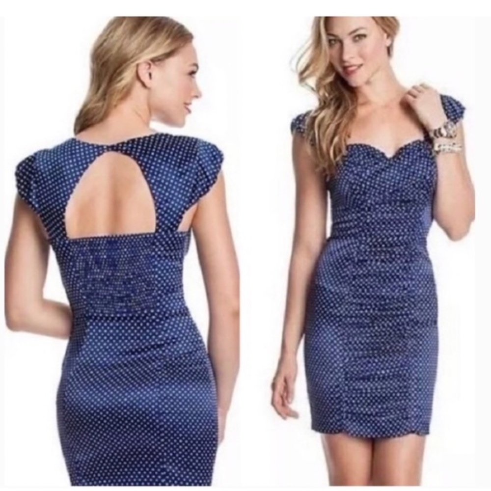 Guess ⎮ Satin pin-up polka dot dress